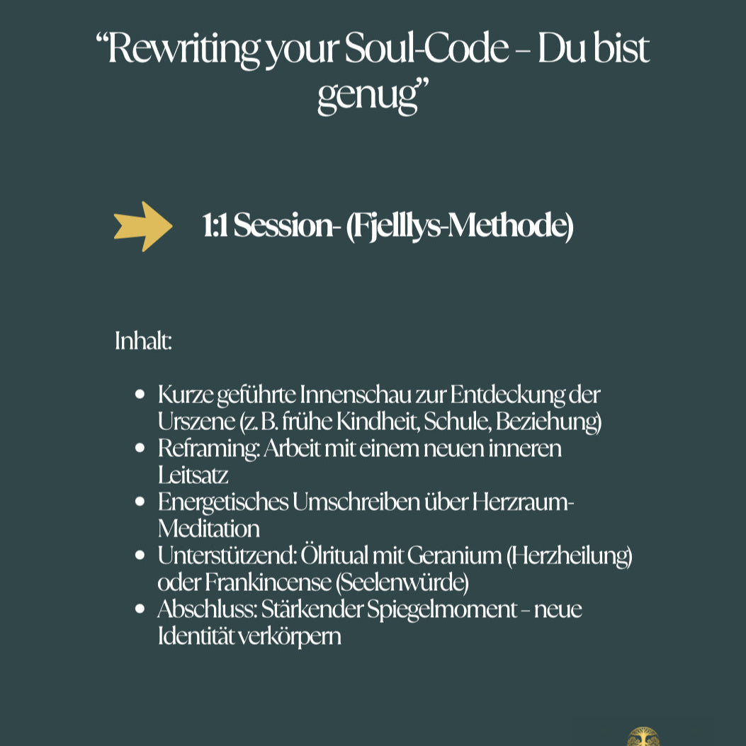 “Rewriting your Soul-Code – Du bist genug”